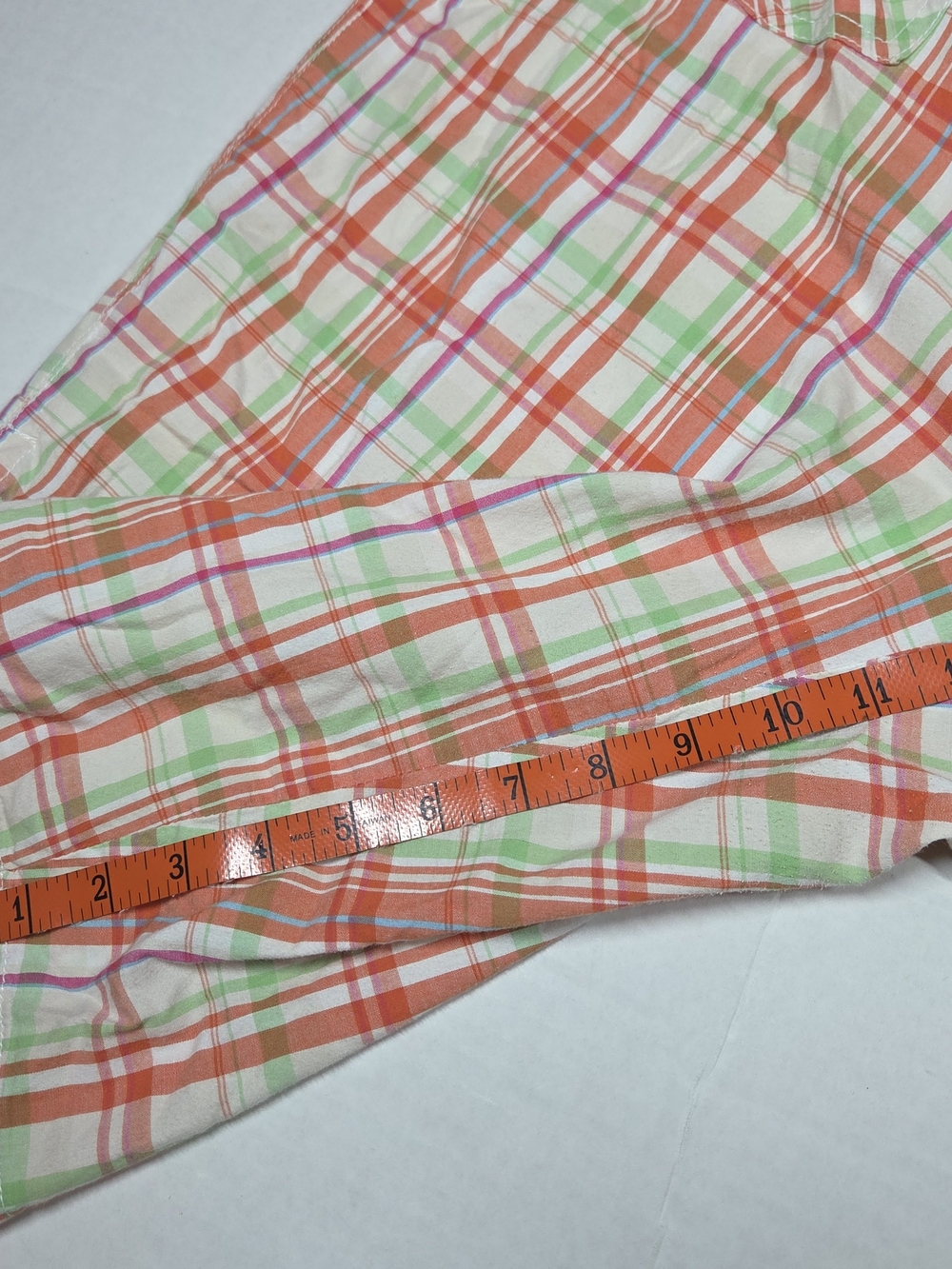 Cato Woman Bermuda Plaid Shorts Multicolor 16W Cotton Spandex‎ Stretch Pockets - Picture 8 of 9